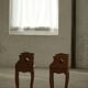 Modern Danish, An Elegant Pair of Walnut Bedside Tables, 1940s