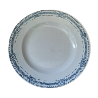 Round dish Porcelain Sarreguemines Carina