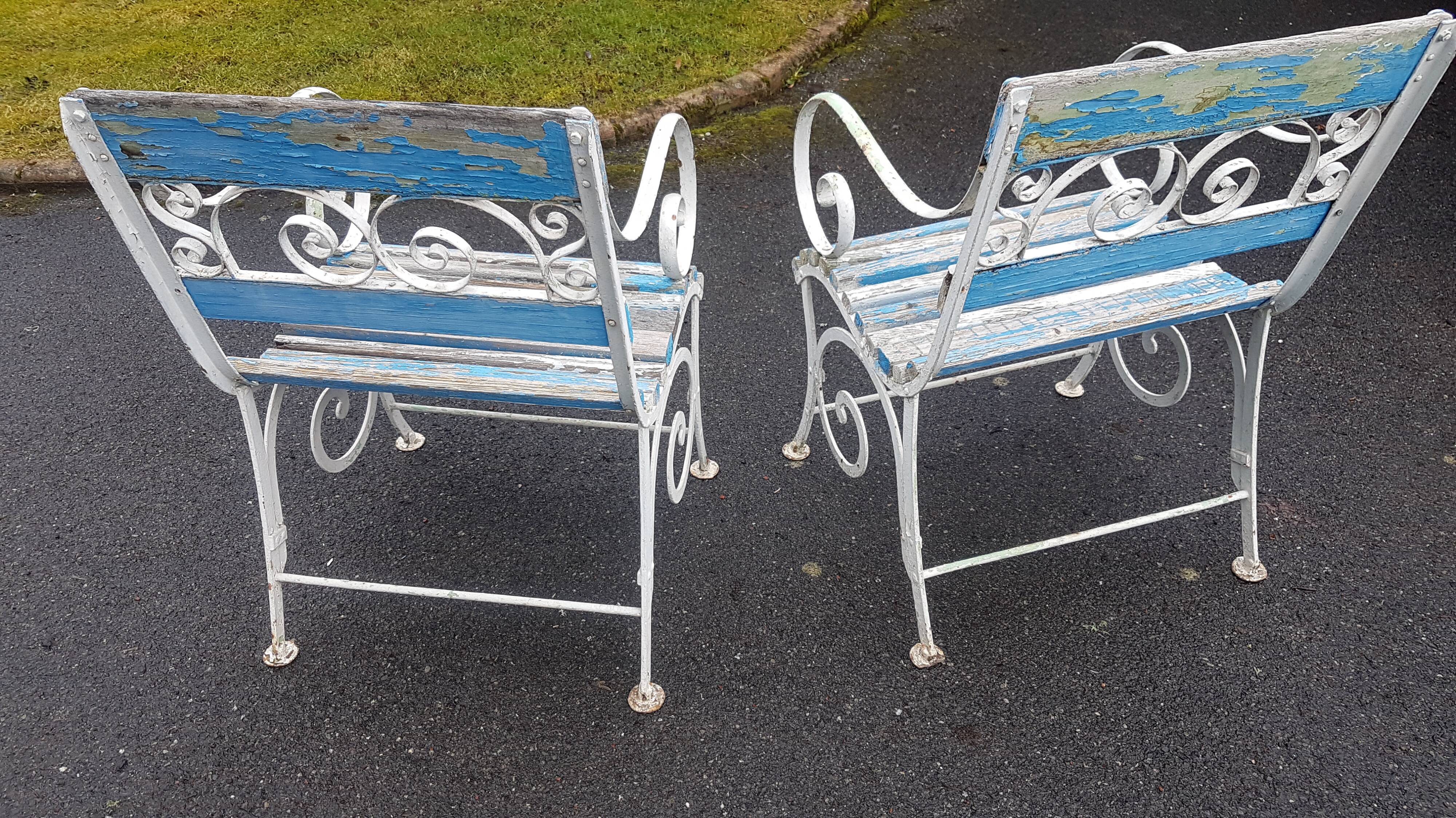 Garden armchairs 1920