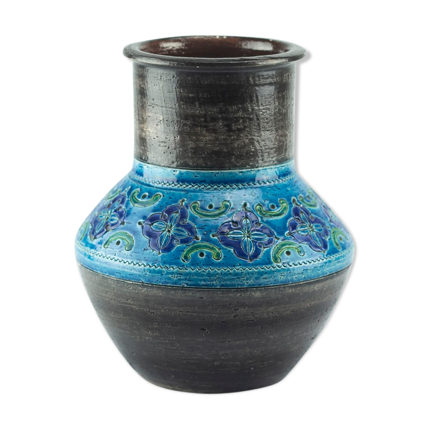 Ceramic vase design by Aldo Londi for Bitossi, Italy 1970s