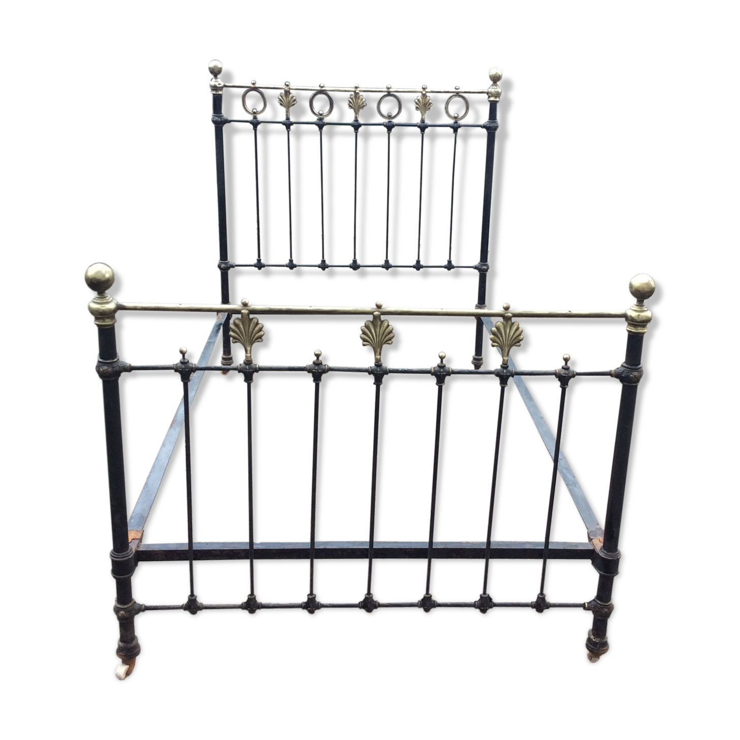 Lit d'époque Napoléon lll laiton