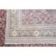 1970s Turkish Oushak Handmade Wool Cotton Pink Area Rug 112x175