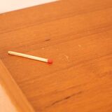 Scandinavian teak bedside table or wall console 1960