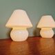 Pair of Murano glass mushroom lamps, 1970s-80s
