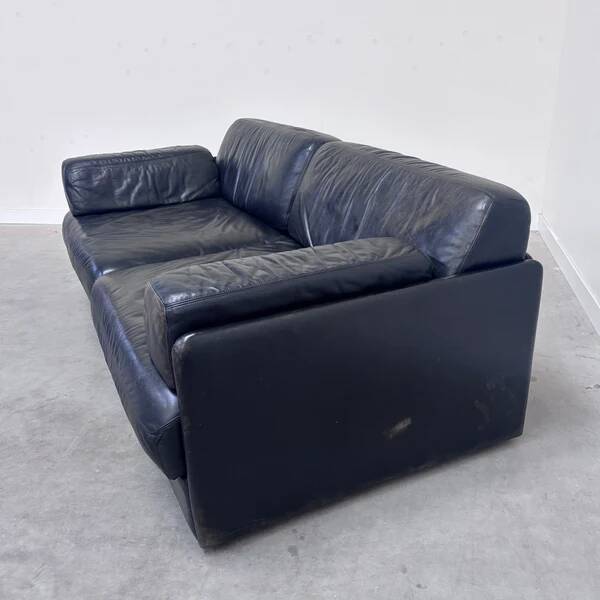 Canapé / lit de jour vintage des années 1980 dans le style de De Sede DS76