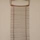 Wall-mounted coat rack in rattan, Czechoslovakia 1960