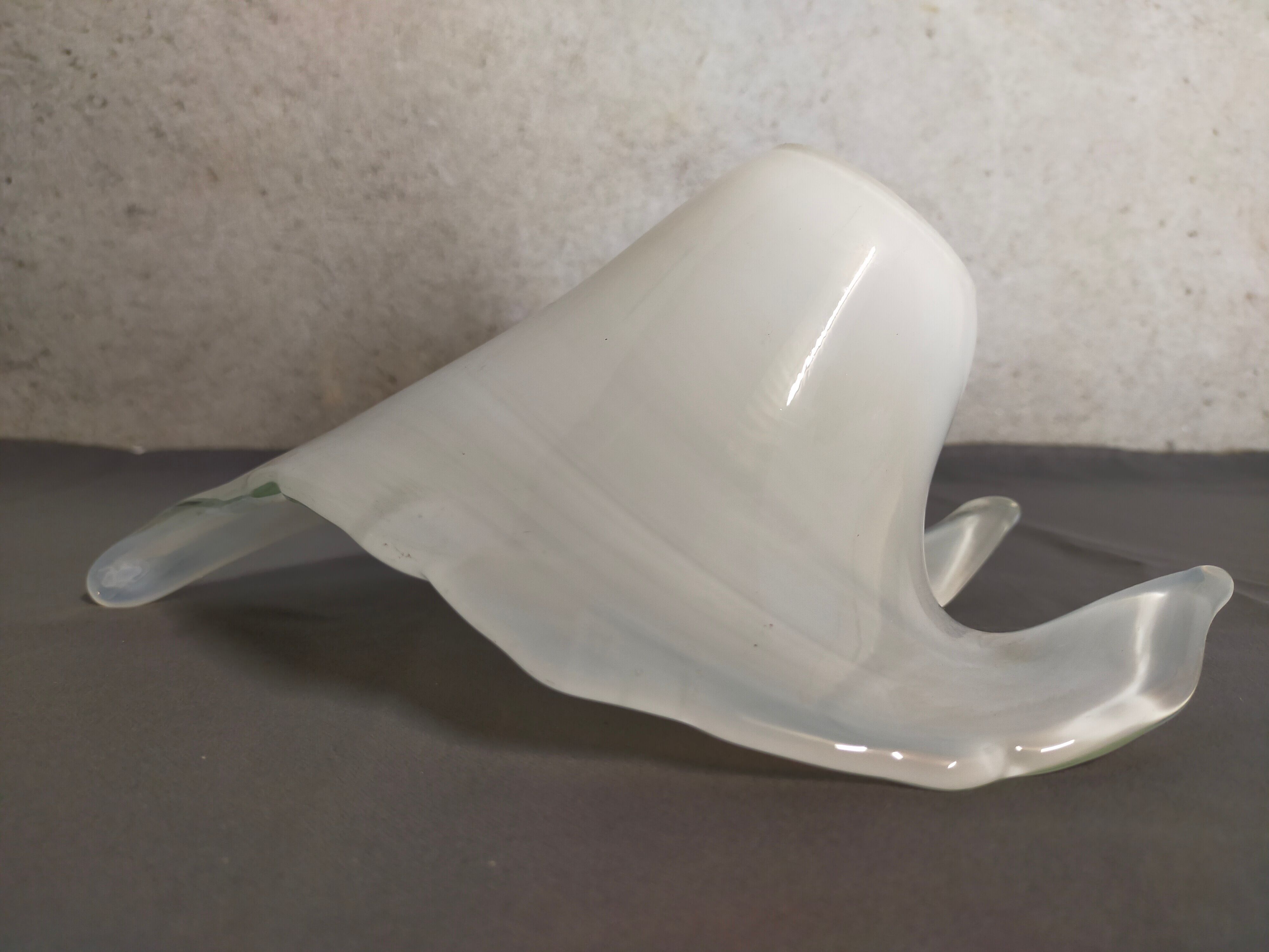 Vintage tulip blown glass lampshade Murano