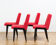 Ensemble de 4 chaises AGA par J. Chierowski, années 70