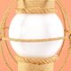 Lantern in rope & opaline