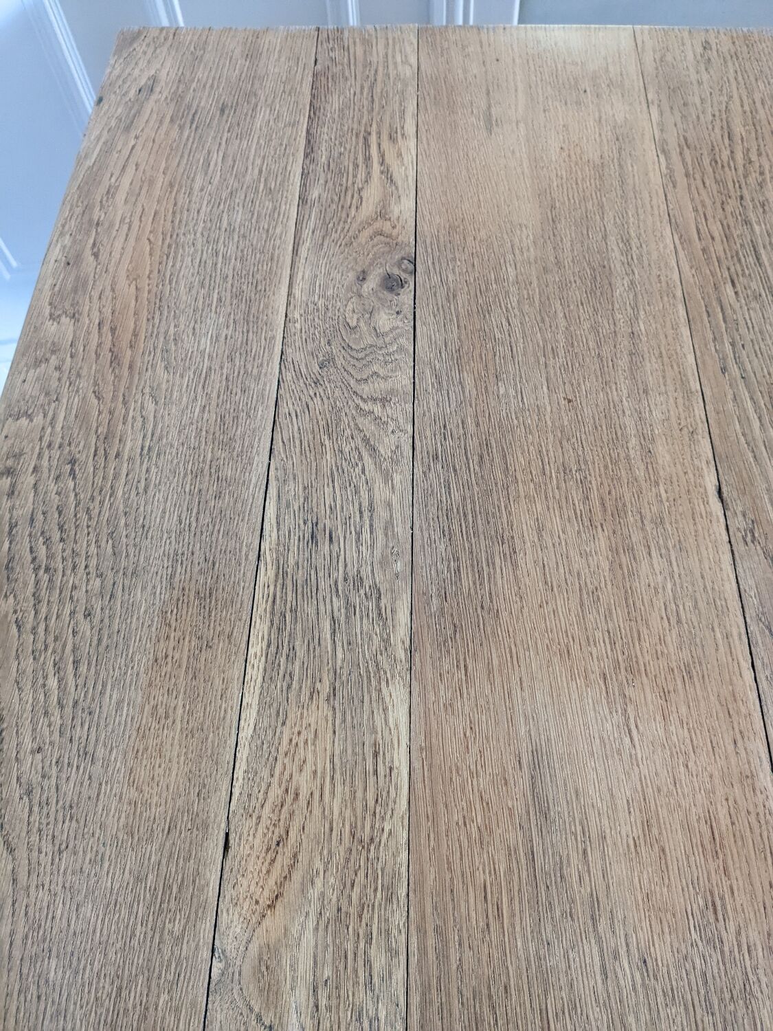 Farm table with turned legs