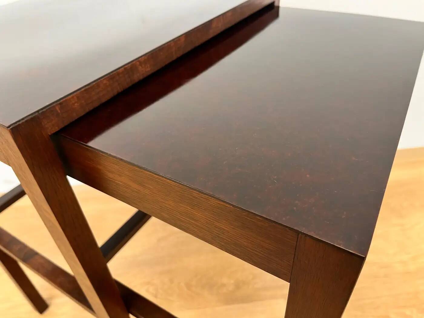 1930s J. Halabala H-50/H-51 model - Restored nesting tables - Czechoslovakia