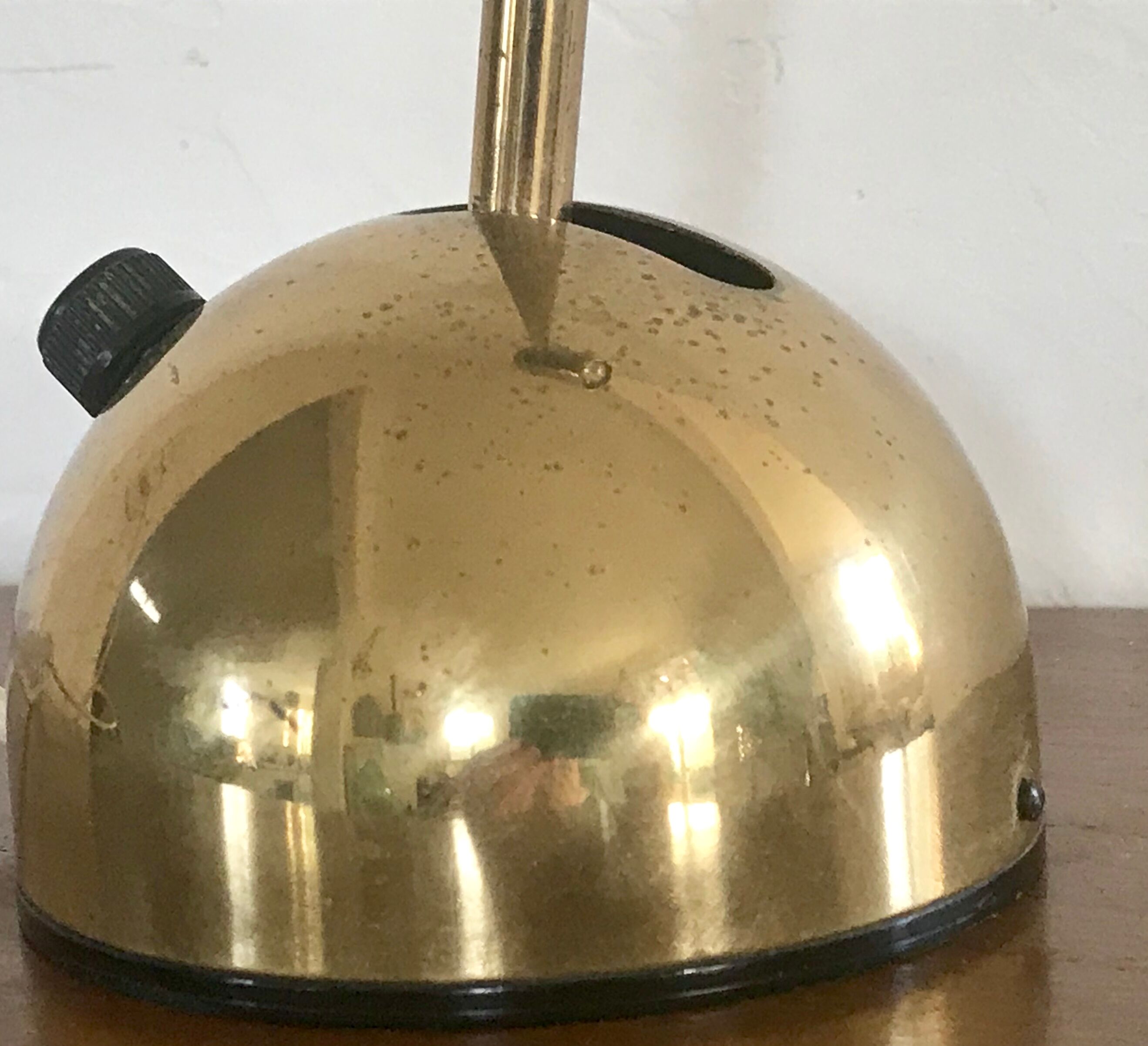 Vintage brass adjustable desk lamp