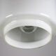 Vintage bauhaus opaline cascade pendant light, 1940s