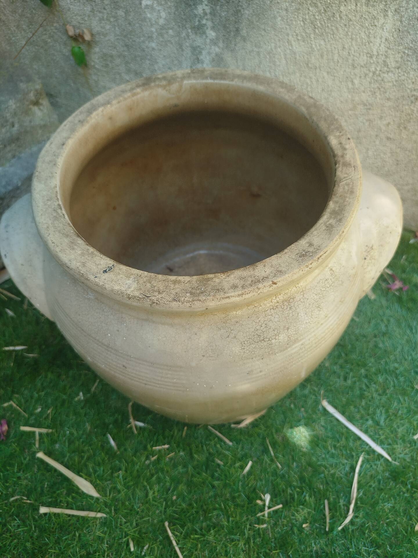 Ancienne poterie, pot à graisse