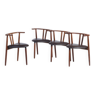 Teak Dining Chairs by Hans Olsen, 1960s, Set of 4