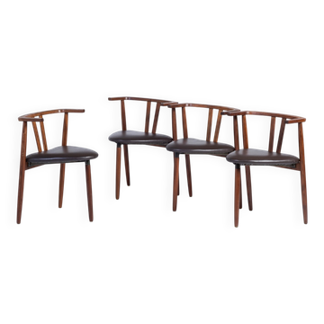Teak Dining Chairs by Hans Olsen, 1960s, Set of 4