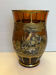 Painted glass vase
