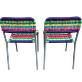 2 IKEA scoubidou children's chairs