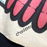 Old vintage poster B. Chadebec 1987