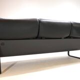 Drabert Lobbytop three-seater leather sofa by Otto Zapf, 1979