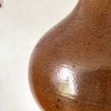 Vase soliflore, bouteille en grès