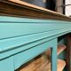 Vaisselier ancien vert vintage