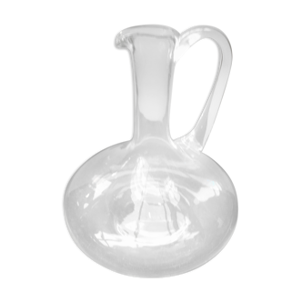 Ancienne carafe à décanter verre soufflé