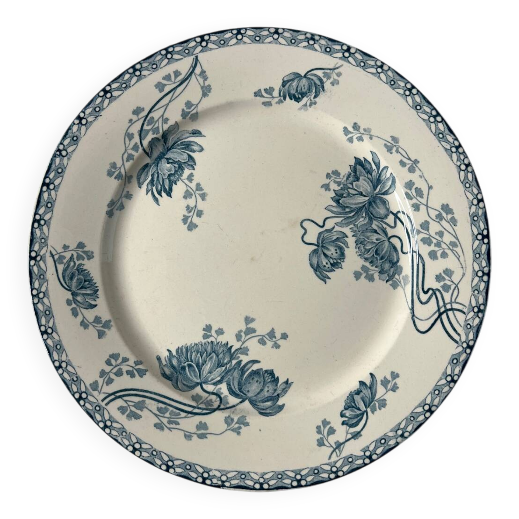Royat Sarreguemines Terre de Fer flat plate