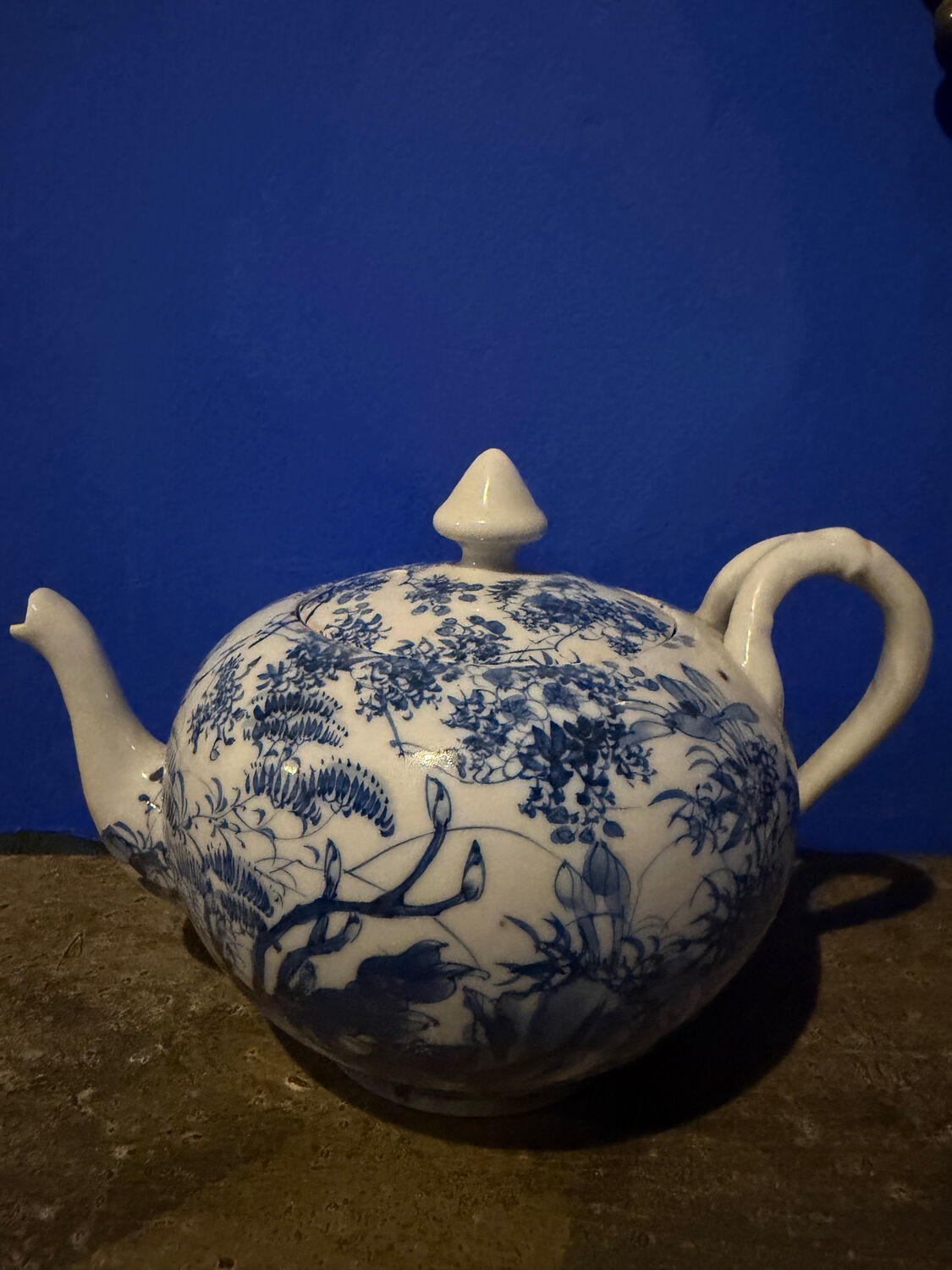 Vintage Japanese Teapot in Seto Porcelain