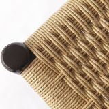 Niels Møller Model 75 Chair in Black Oak with Danish Cord, 1960s Vintage