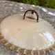 Opaline pleated table