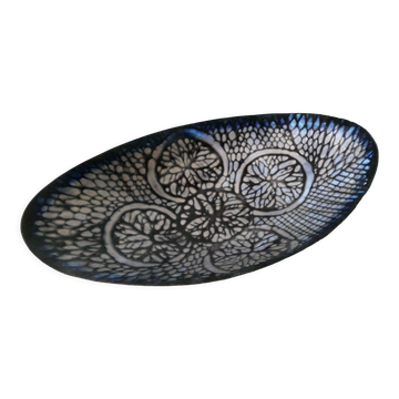 Enamelled copper cup Laurana Rame d'Arte, 1960s