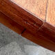 Table ronde extensible vintage scandinave