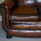 Restored vintage leather sofa from a gentleman's Victorian club.
