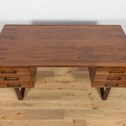 Mid-Century Rosewood Freestanding Desk by Torben Valeur & Henning Jensen for Dyrlund, 1960s
