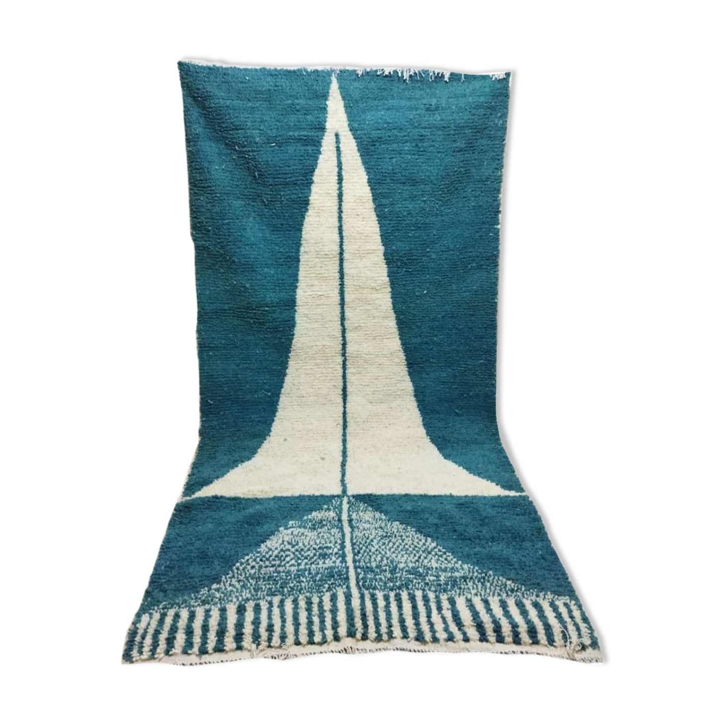Tapis marocain en laine berbère 265 x 144cm