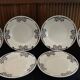 6 earthenware dessert plates OKAN model by Longchamp TERRE DE FER