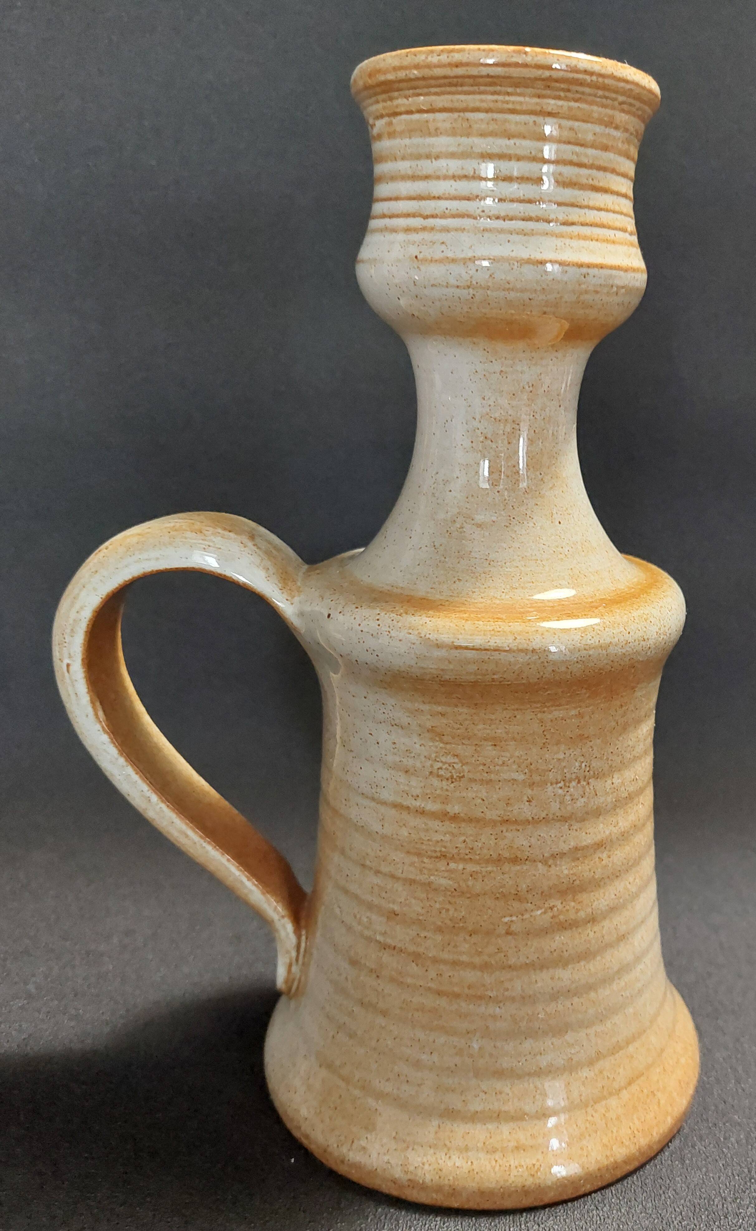Vase en grès signé Montgolfier XXème