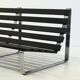 Vintage slatted bench by Kho Liang Ie for Artifort