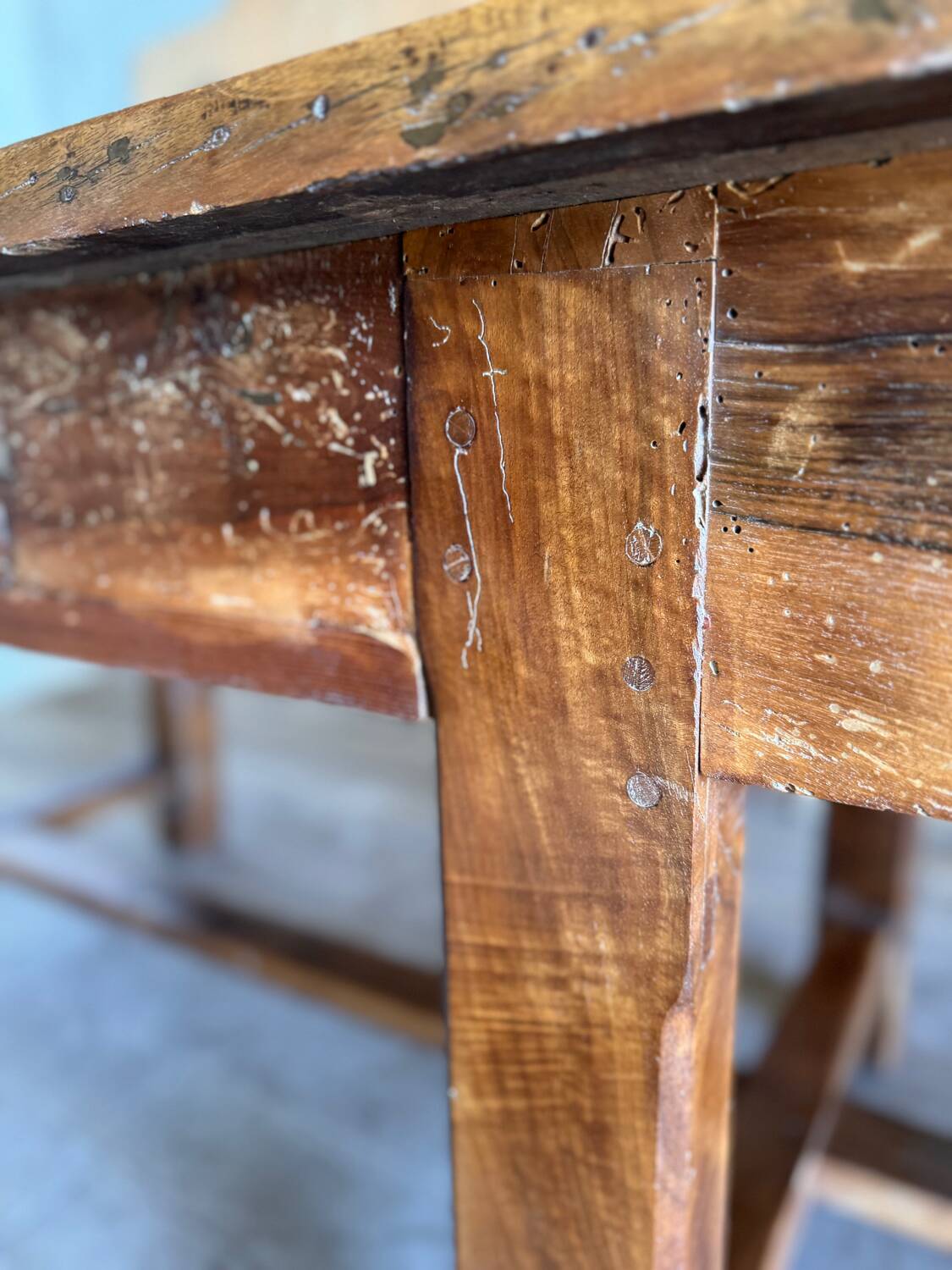 Farmhouse table for 10 people