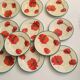 15 Lunéville St Clément "Poppy" dessert plates