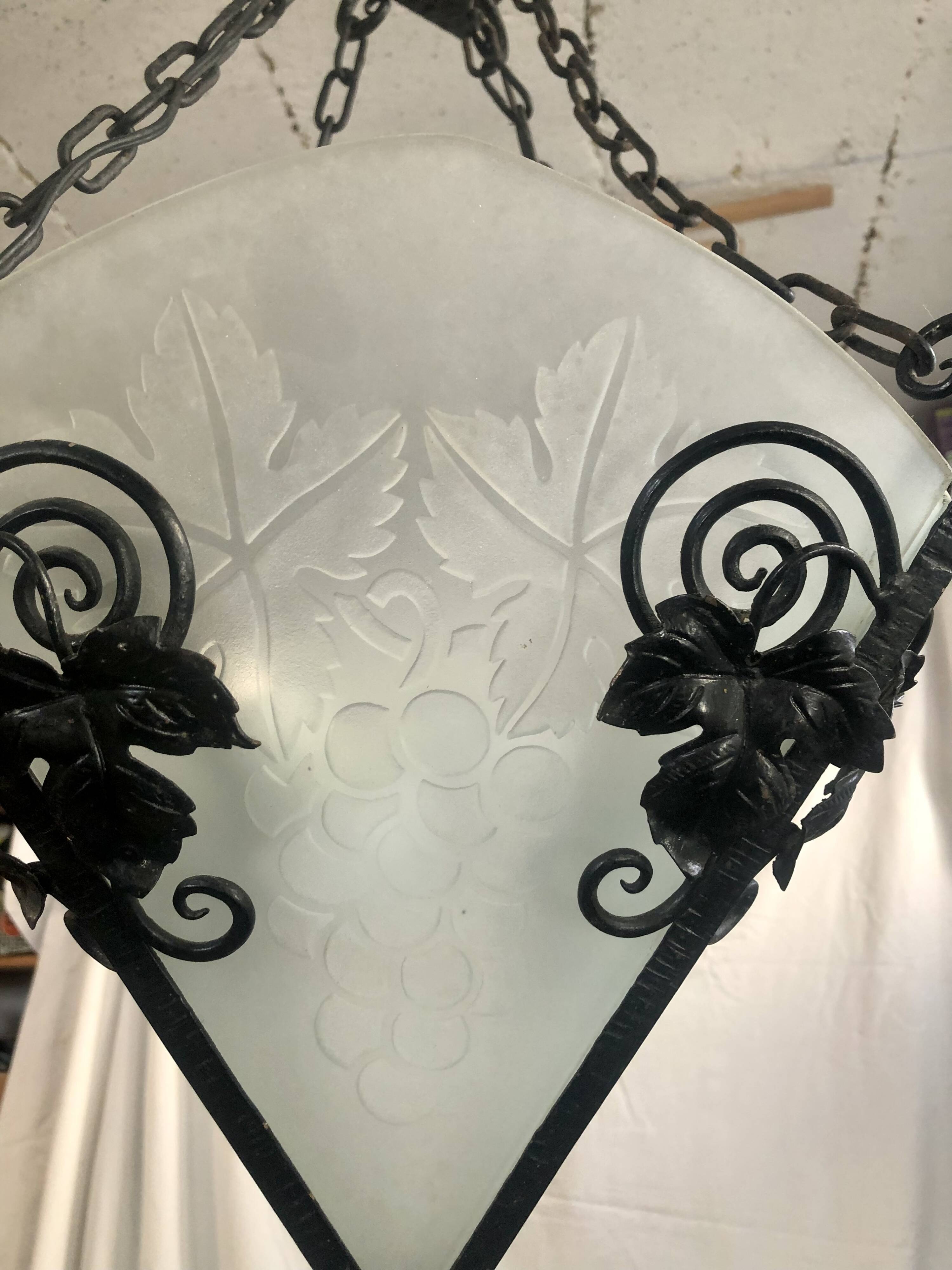 Art Deco pendant light