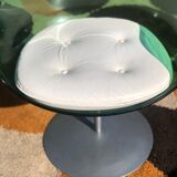 Green Champagne Chair by Estelle and Erwin Lavergne for Formes Nouvelles 1957