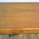 Low Scandinavian teak sideboard Metal