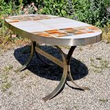 Table basse Jean Gregorieff années 70