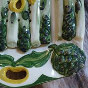 Old Vallauris slipware plate