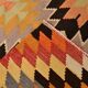 6x7 Faded Orange Area Handknotted Kilim Rug,