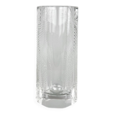 Vase Art Déco en verre taillé à facettes