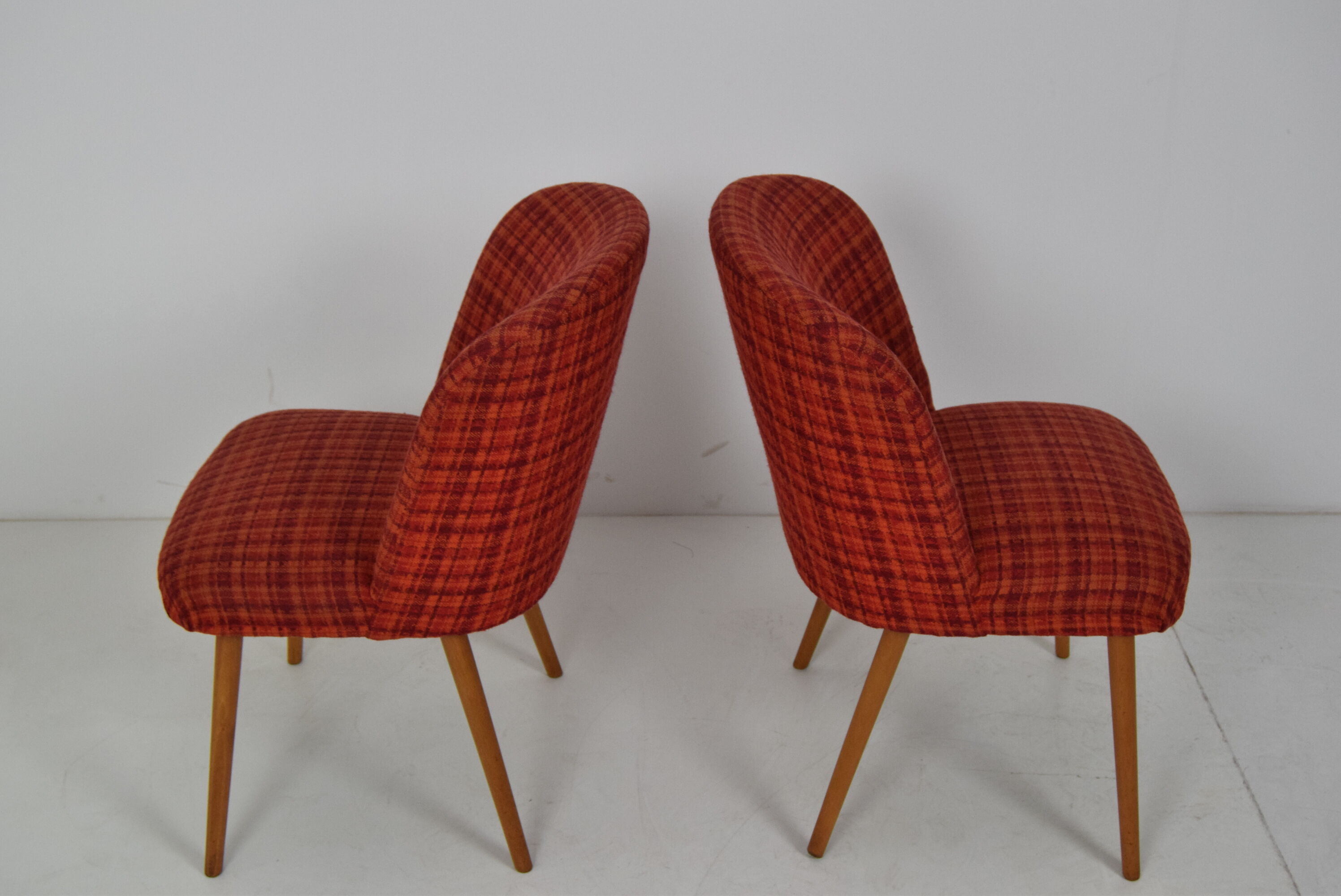 Set of upholstered chairs, 1960