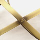 Brass scissor lamp